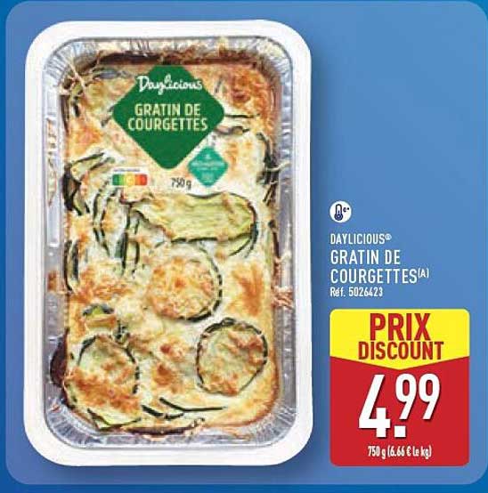 DAYLICIOUS® GRATIN DE COURGETTES(A)