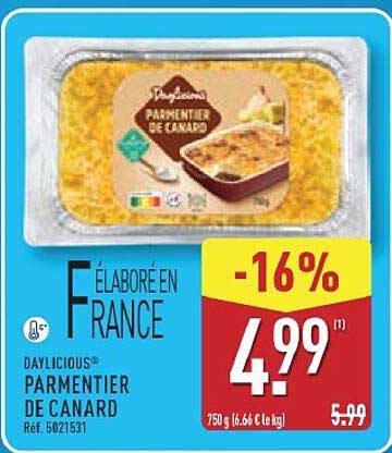 DAYLICIOUS® PARMENTIER DE CANARD