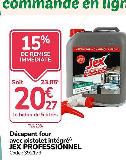 DÉCAPANT FOUR AVEC PISTOLET INTÉGRÉ JEX PROFESSIONNEL