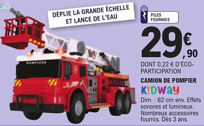 DÉPLIE LA GRANDE ÉCHELLE ET LANCE DE L'EAU