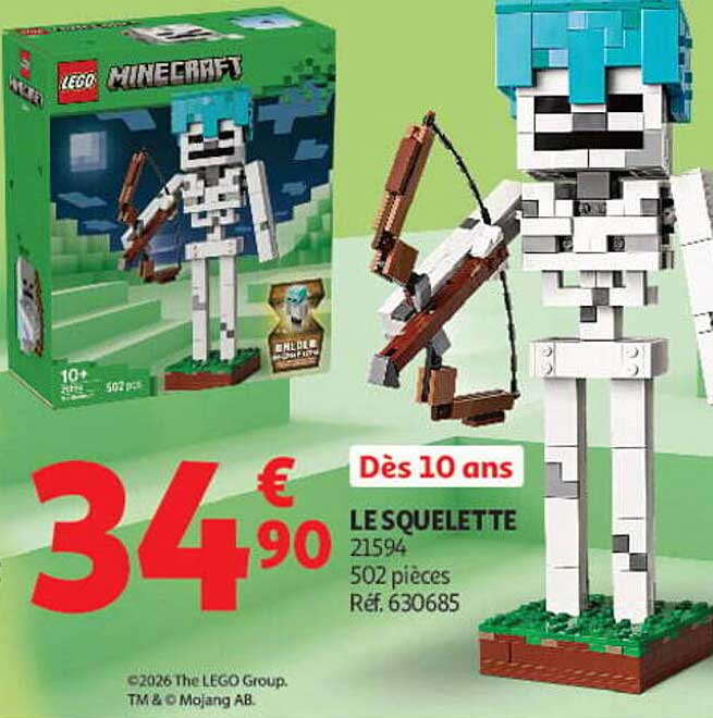 Dès 10 ans LE SQUELETTE 21594 502 pièces Réf. 630685
