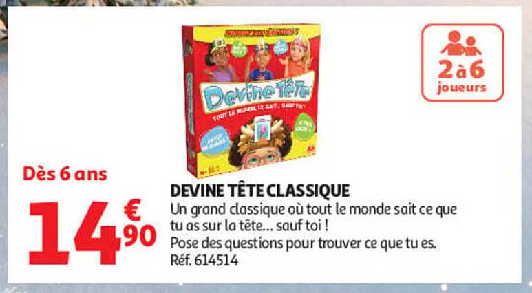 DEVINE TÊTE CLASSIQUE
