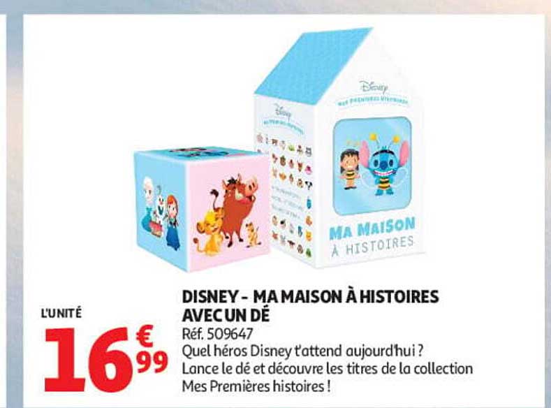 DISNEY - MA MAISON À HISTOIRES AVEC UN DÉ