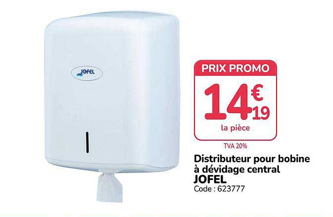 Distributeur pour bobine à dévidage central JOFEL