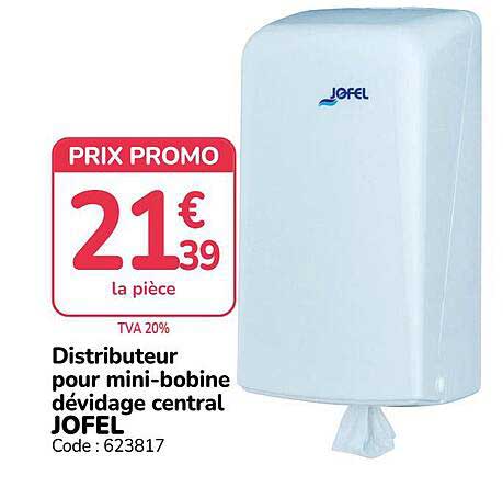 Distributeur pour mini-bobine dévidage central JOFEL