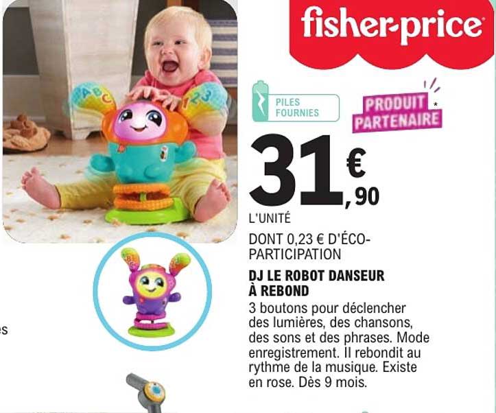 DJ LE ROBOT DANSEUR À REBOND