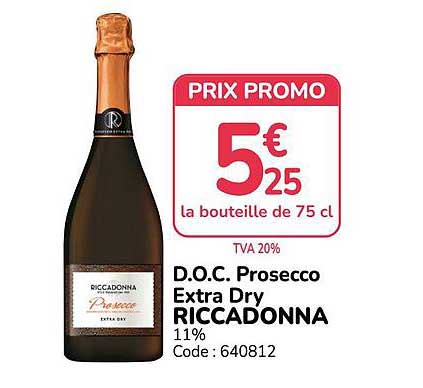 D.O.C. Prosecco Extra Dry RICCADONNA