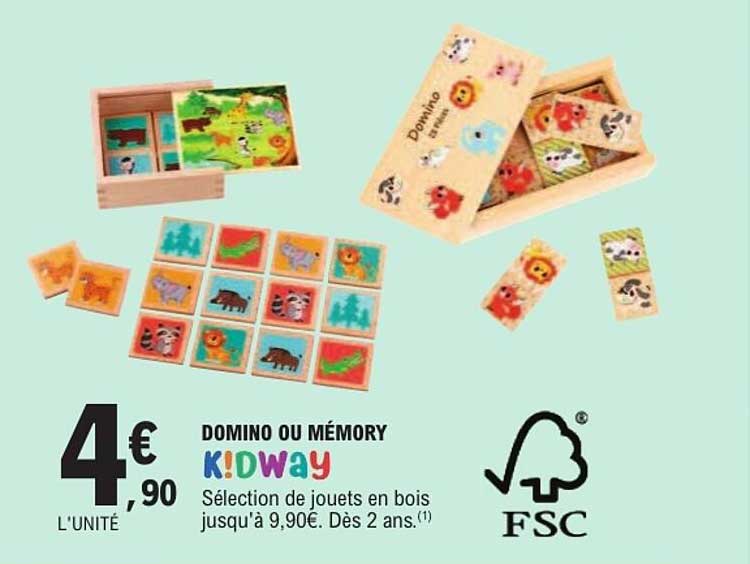 DOMINO OU MÉMORY KIDWAY