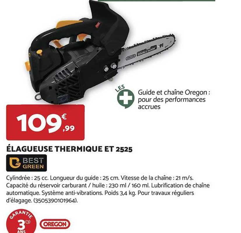 ÉLAGUEUSE THERMIQUE ET 2525