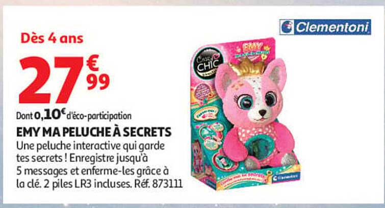 EMY MA PELUCHE À SECRETS