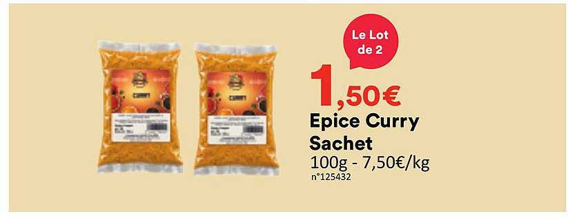 Epice Curry Sachet