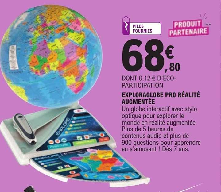 EXPLORAGLOBE PRO RÉALITÉ AUGMENTÉE