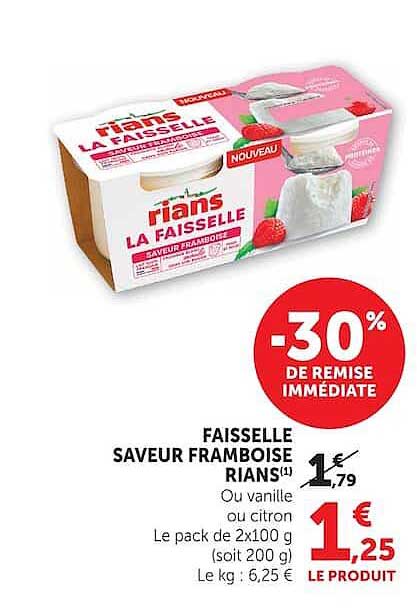 FAISSELLE SAVEUR FRAMBOISE RIANS