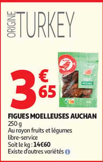 FIGUES MOELLEUSES AUCHAN