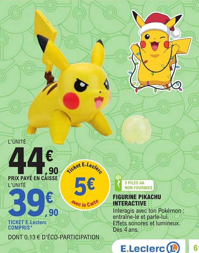 FIGURINE PIKACHU INTERACTIVE