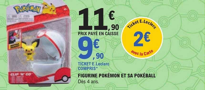 FIGURINE POKÉMON ET SA POKÉBALL