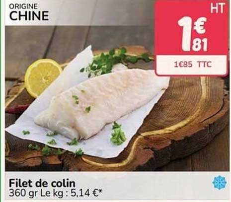 Filet de colin