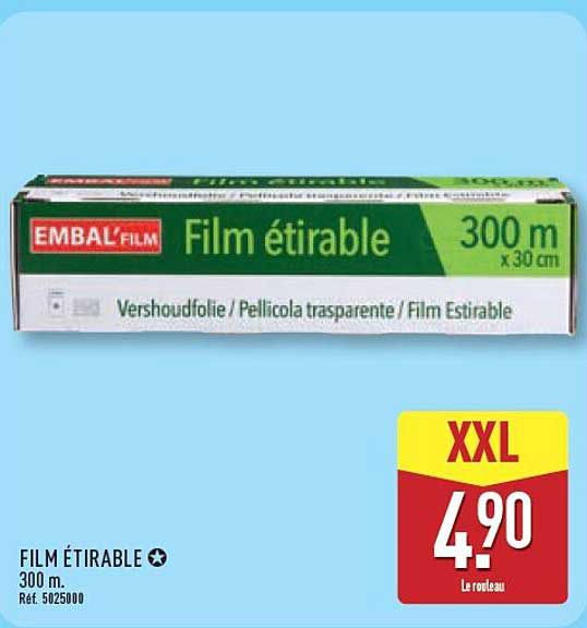 FILM ÉTIRABLE 300 m.