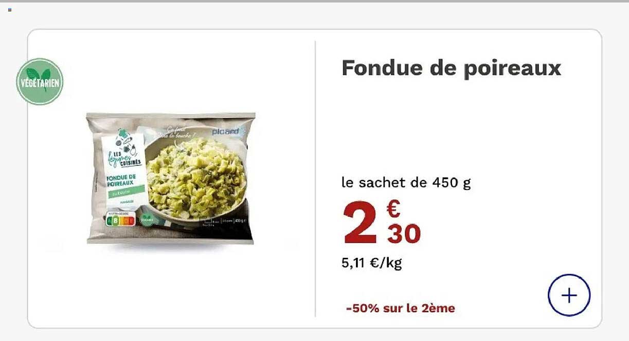 Fondue de poireaux