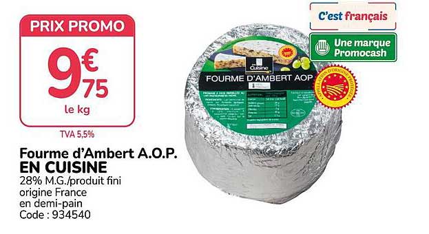 Fourme d’Ambert A.O.P. EN CUISINE