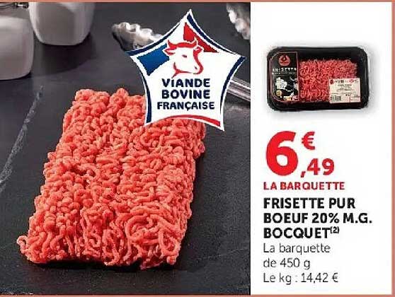 FRISÈTTE PUR BOEUF 20% M.G. BOQUET