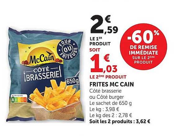 FRITES MC CAIN