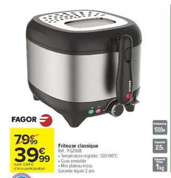 Friteuse classique