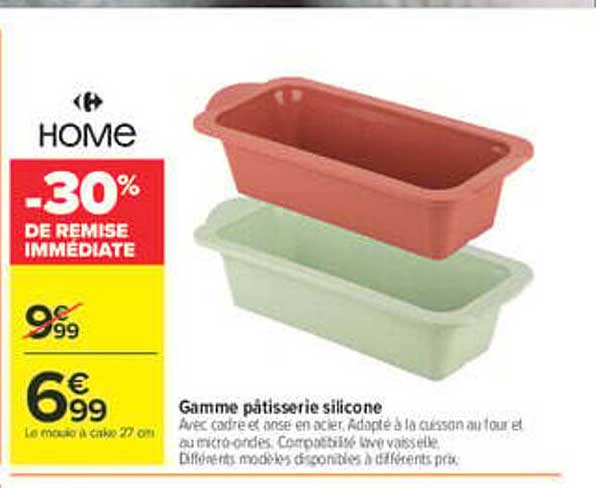 Gamme pâtisserie silicone
