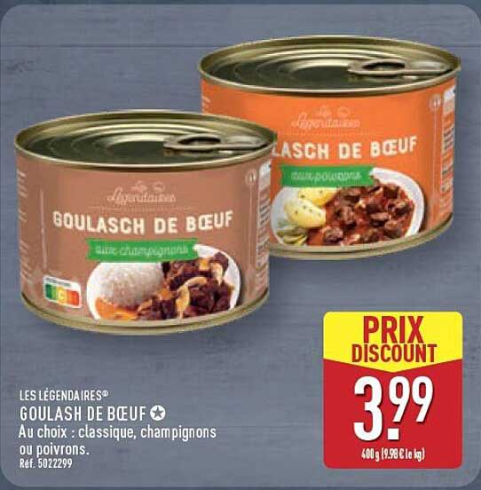 GOULASH DE BŒUF