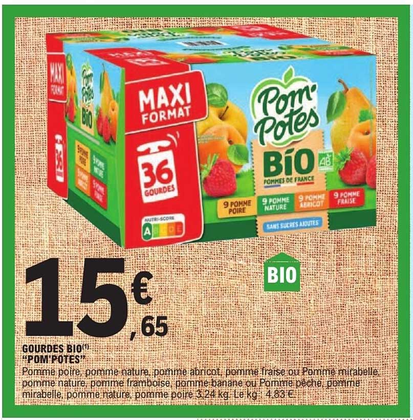 GOURDES BIO "POM'POTES"