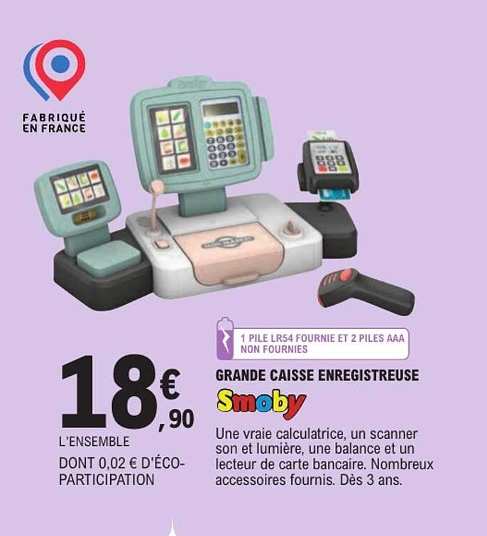 GRANDE CAISSE ENREGISTREUSE Smoby