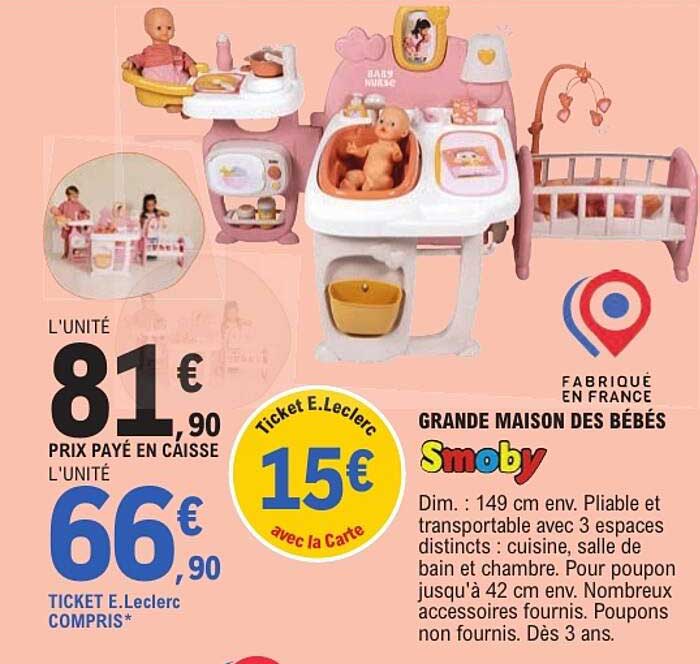 GRANDE MAISON DES BÉBÉS Smoby