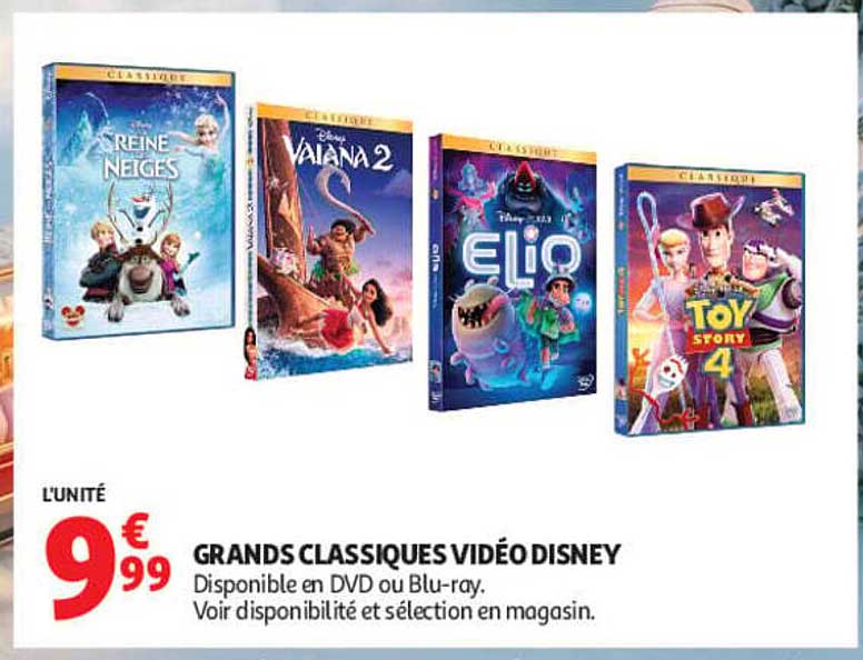 GRANDS CLASSIQUES VIDÉO DISNEY
