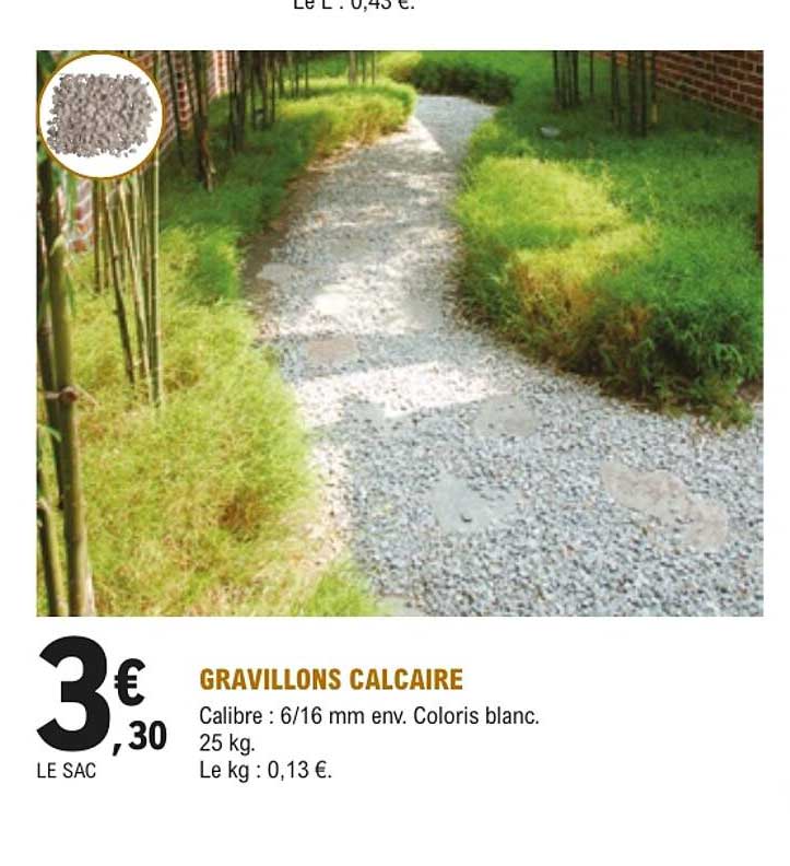 GRAVILLONS CALCAIRE