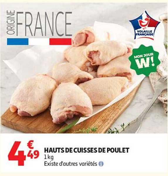 HAUTS DE CUISSES DE POULET