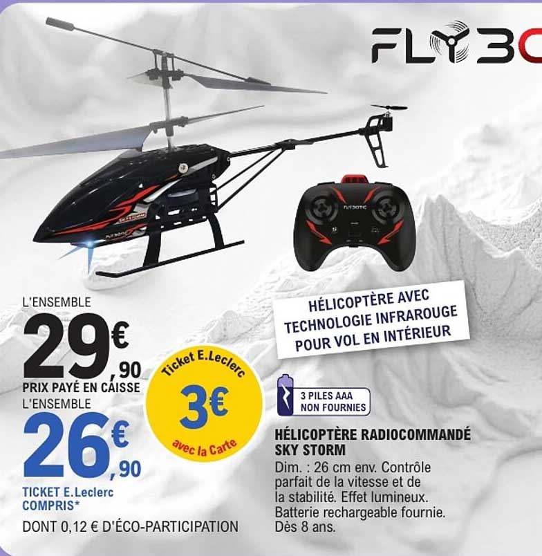 HÉLICOPTÈRE RADIOCOMMANDÉ SKY STORM