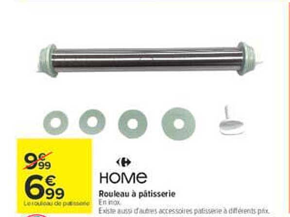 HOME Rouleau à pâtisserie