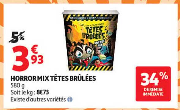 HORROR MIX TÊTES BRÛLÉES