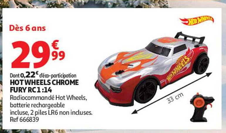 HOT WHEELS CHROME FURY RC 1:14