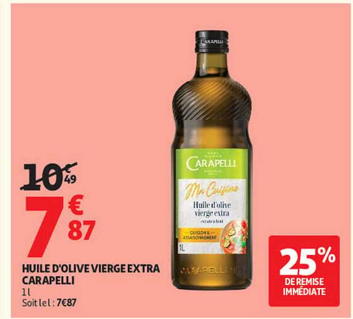HUILE D'OLIVE VIERGE EXTRA CARAPELLI