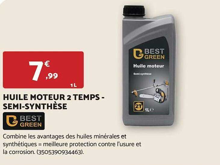 HUILE MOTEUR 2 TEMPS - SEMI-SYNTHÈSE