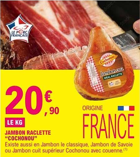 JAMBON RACLETTE “COCHONOU”