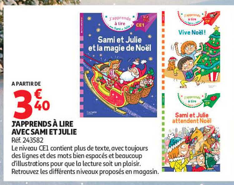 J'APPRENDS À LIRE AVEC SAMI ET JULIE