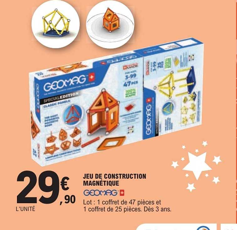 JEU DE CONSTRUCTION MAGNÉTIQUE