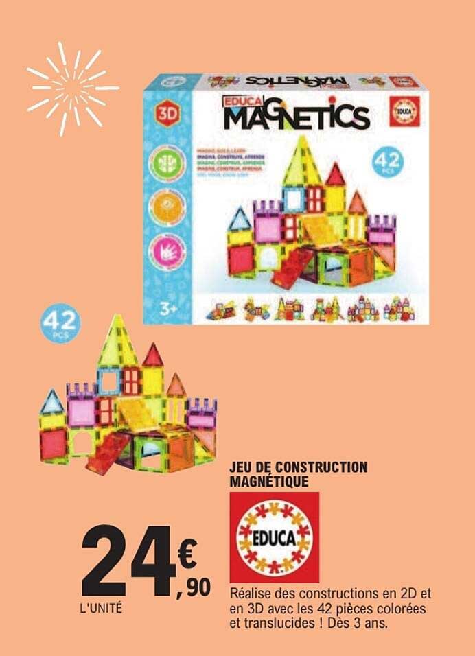 JEU DE CONSTRUCTION MAGNÉTIQUE
