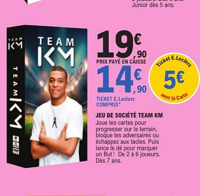 JEU DE SOCIÉTÉ TEAM KM