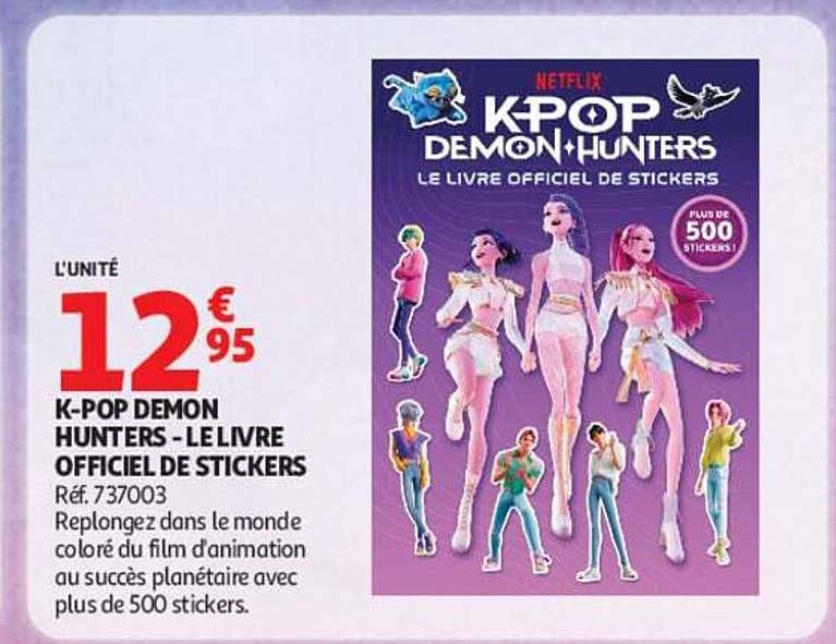 K-POP DEMON HUNTERS - LE LIVRE OFFICIEL DE STICKERS