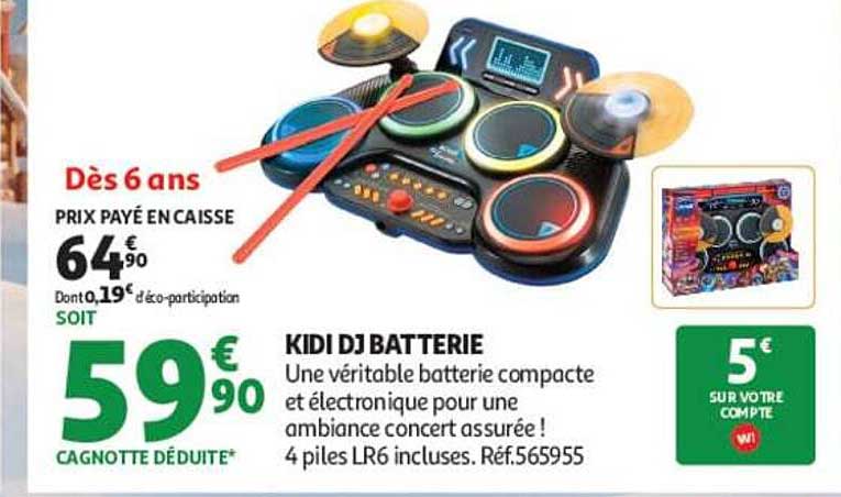 KIDI DJ BATTERIE