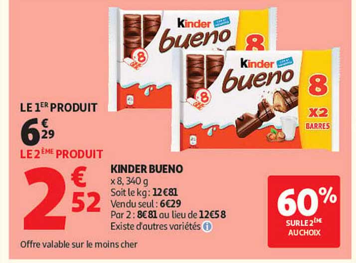 KINDER BUENO x 8, 340 g