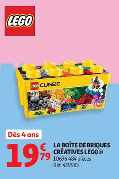 LA BOÎTE DE BRIQUES CRÉATIVES LEGO